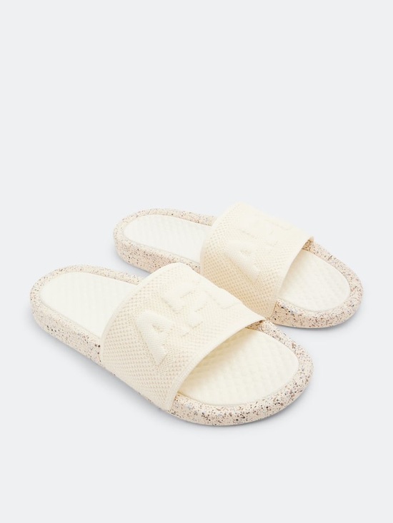 APL Shoes - APL Big Logo Techloom Slide in Pristine, Fatigue & Speckle
